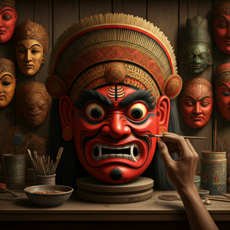 Majuli Mask Art